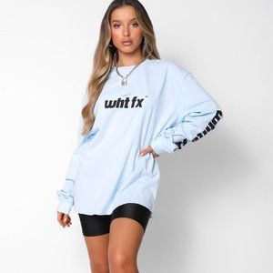White Fox Long Sleeve Tee